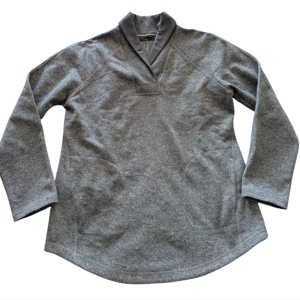 prAna Ziller Tunic Shawl Collar Sweater